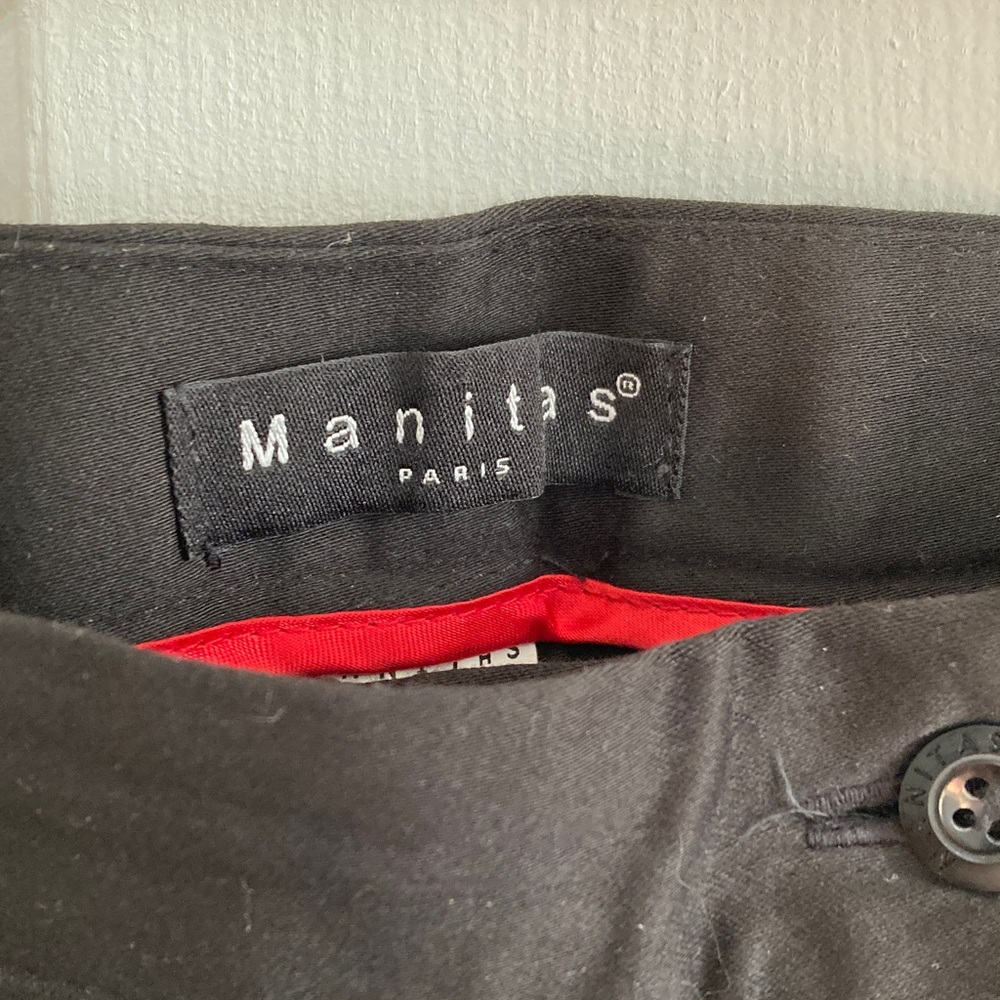 Manitas Paris capris Black pants size 38